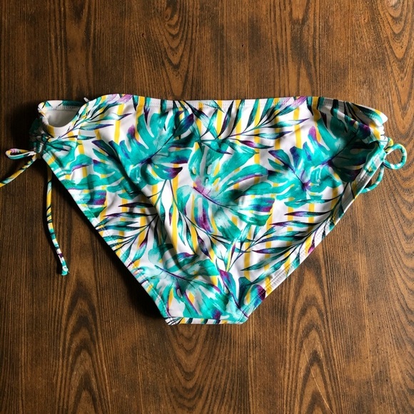 🎄  George bikini bottom leaf pattern SZ XL NWOT - Picture 3 of 6